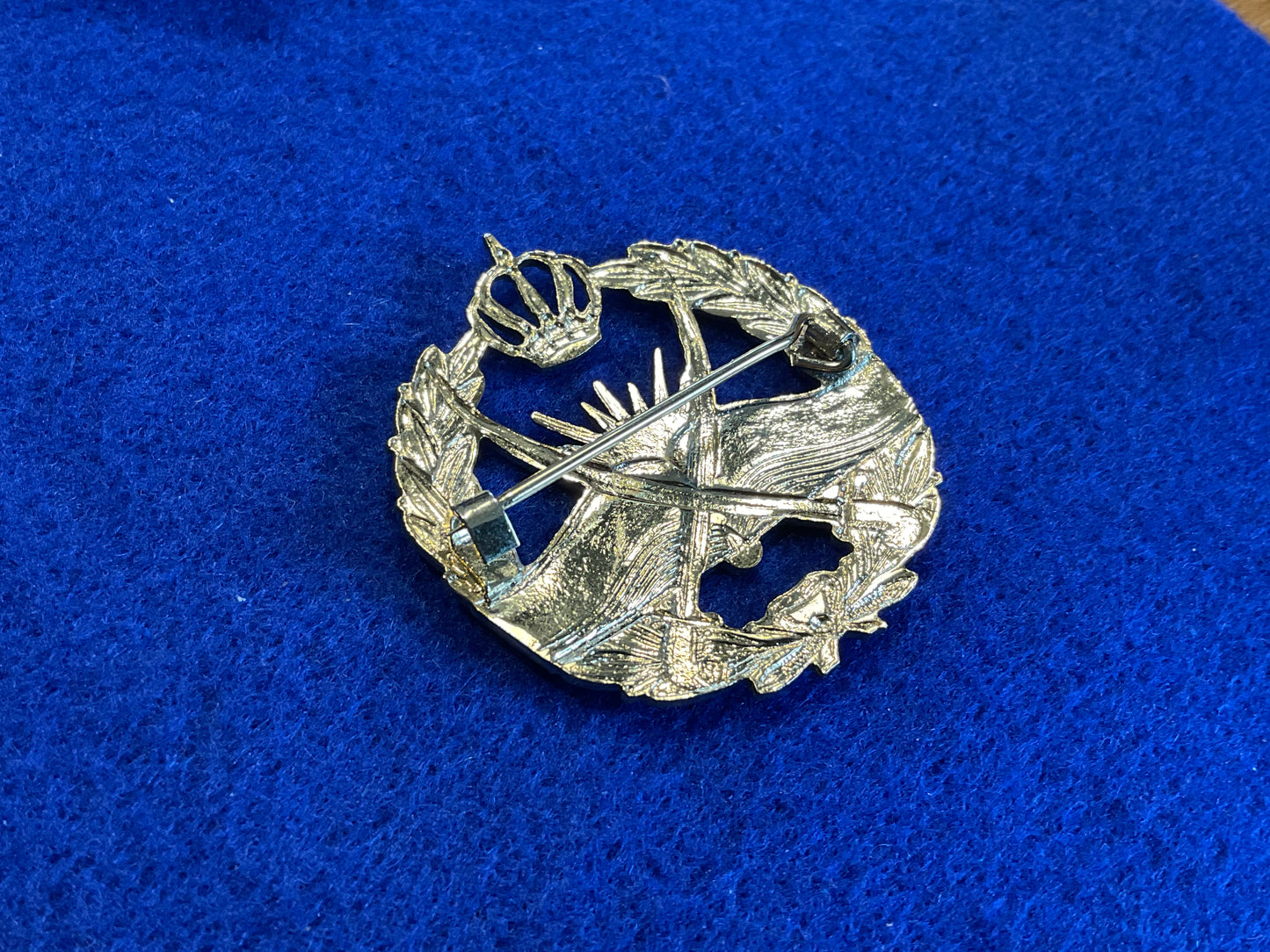 Jordanian Armed Forces Joint Services head dress badge