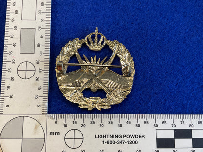 Jordanian Armed Forces Joint Services head dress badge