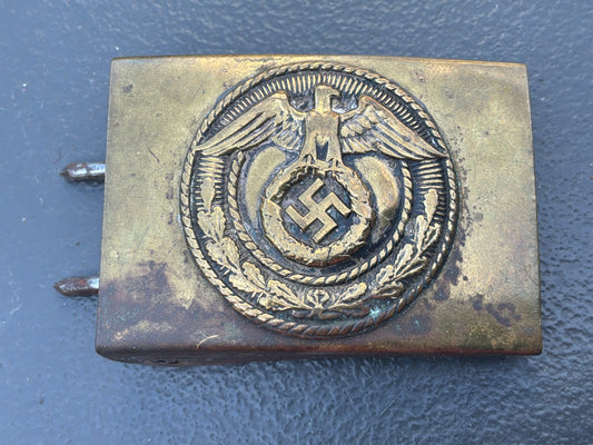 WW2 German,NSDAP Youth Movement brass Belt Buckle (2/3rd size)