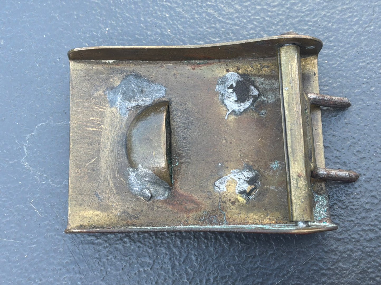 WW2 German,NSDAP Youth Movement brass Belt Buckle (2/3rd size)