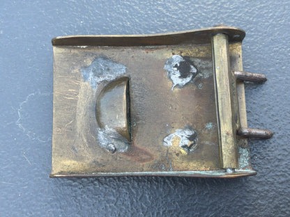 WW2 German,NSDAP Youth Movement brass Belt Buckle (2/3rd size)
