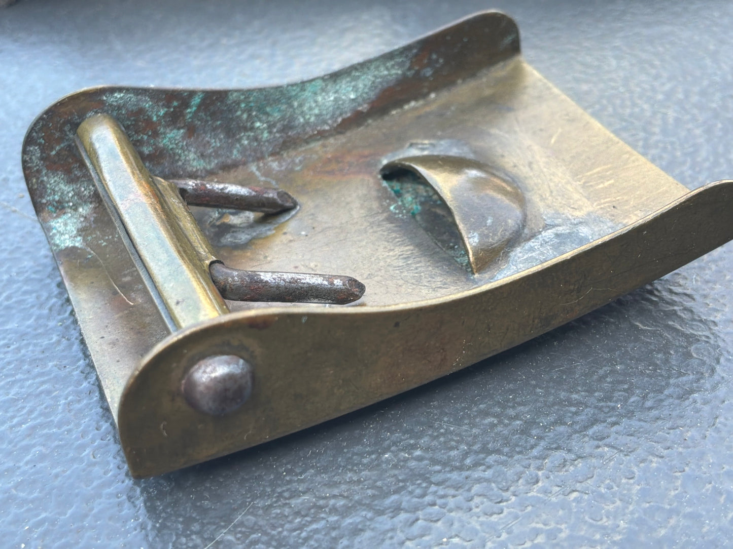 WW2 German,NSDAP Youth Movement brass Belt Buckle (2/3rd size)
