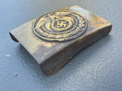 WW2 German,NSDAP Youth Movement brass Belt Buckle (2/3rd size)