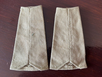 WW2 Indian Theatre made infantry Captains rank slides.