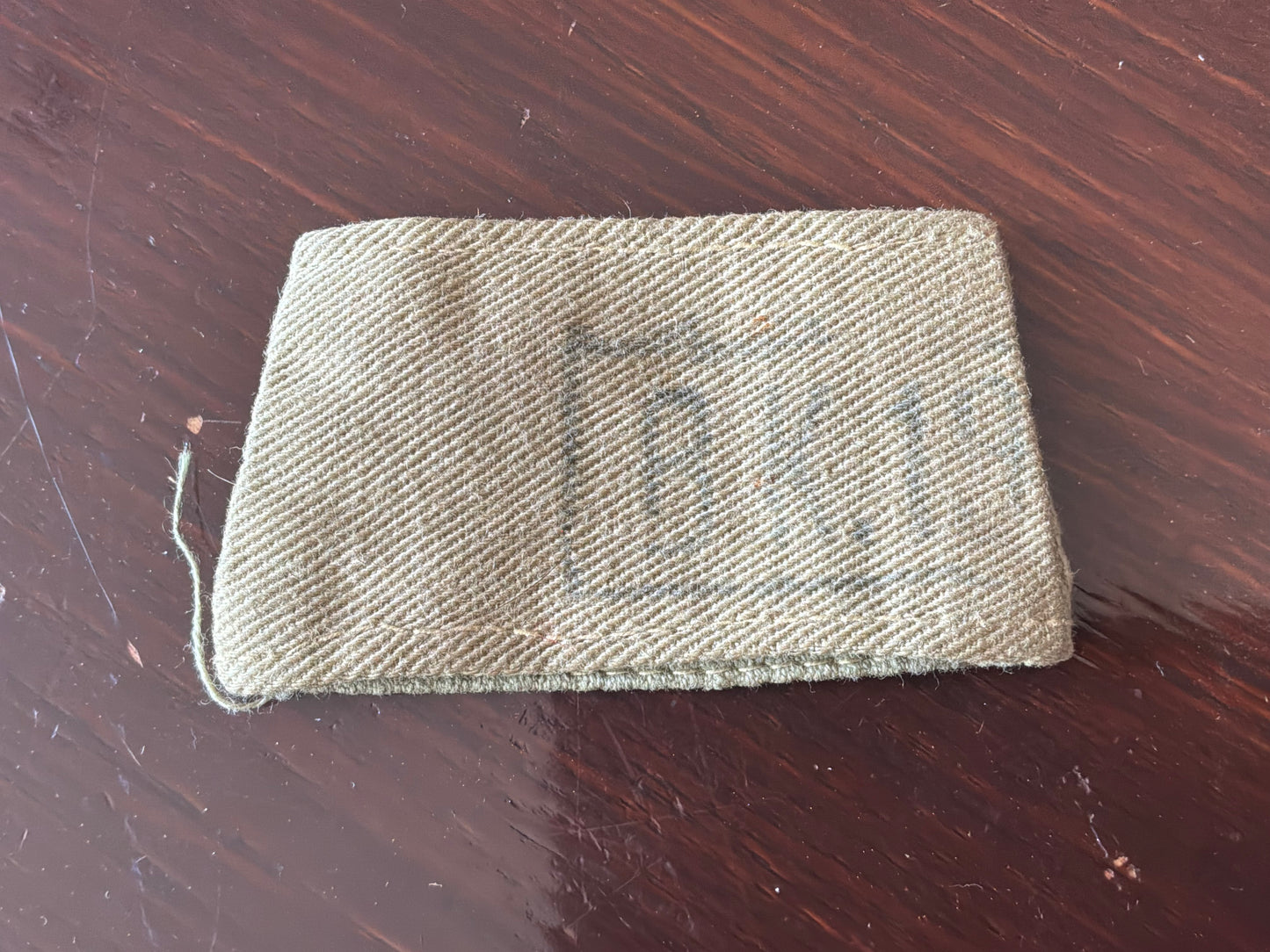 WW2 Indian Theatre made R.E (Royal Engineers) shoulder title.