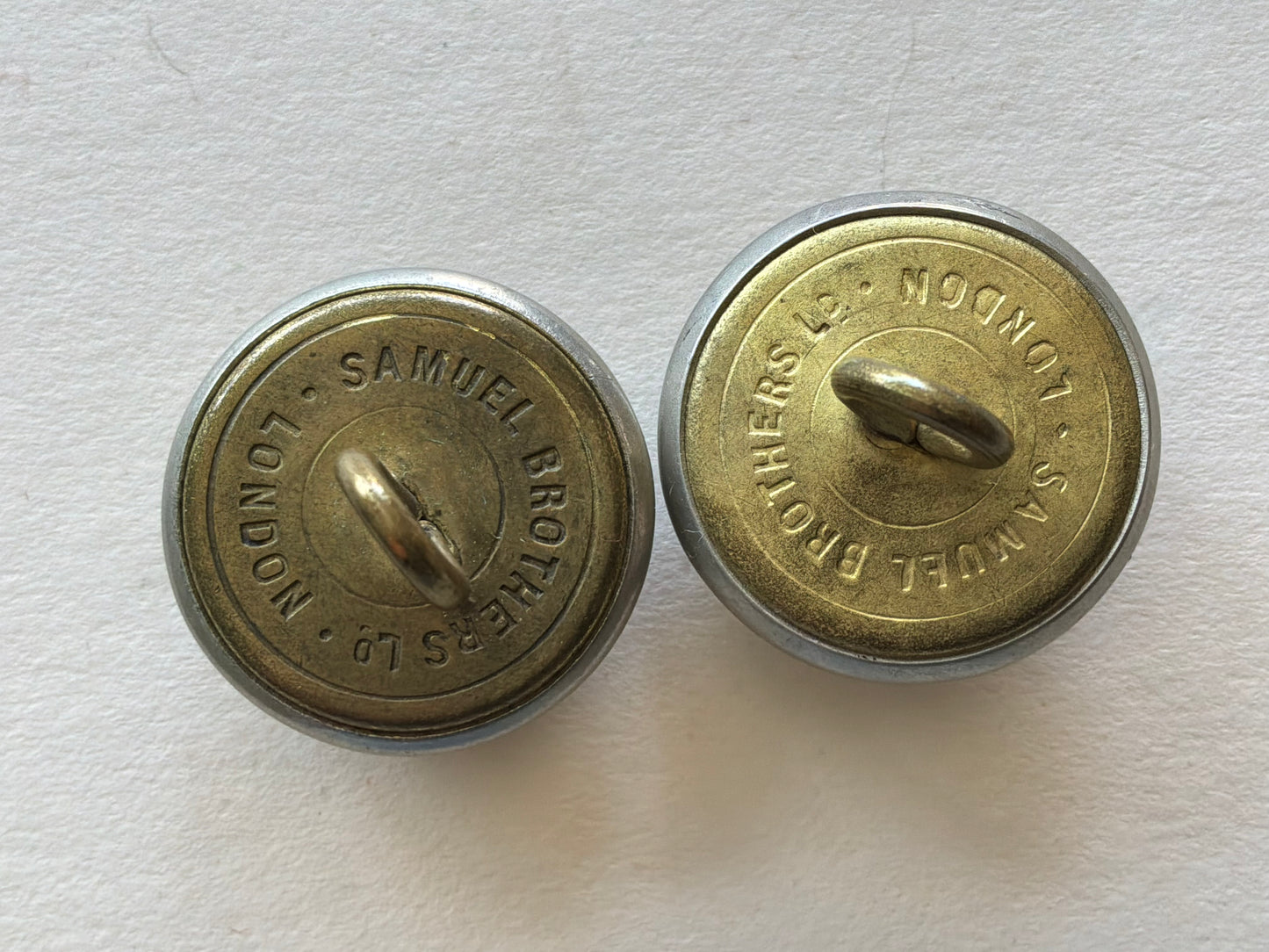 QVC & K/C Queen’s Westminster Rifles (later the Queen’s Westminster & Civil Service Rifles) buttons.