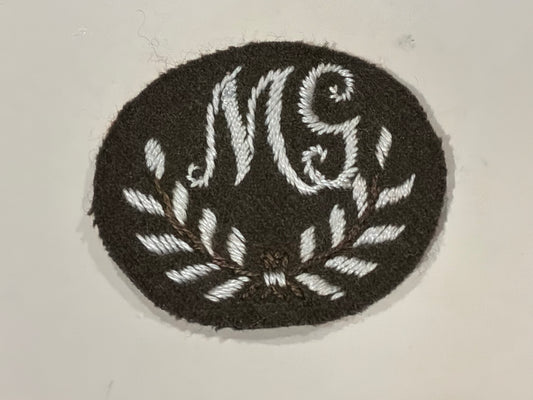 WW2 British Army Machine Gunner (MG) Cloth Proficiency Badge