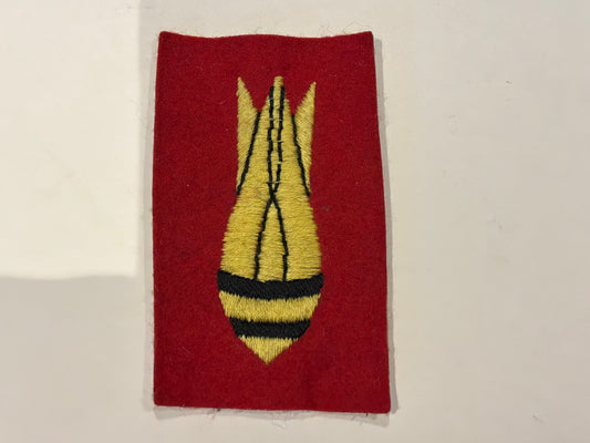 British Army WW2 Bomb Disposal Embroidered Arm Badge