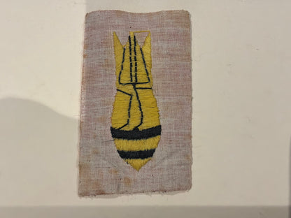British Army WW2 Bomb Disposal Embroidered Arm Badge