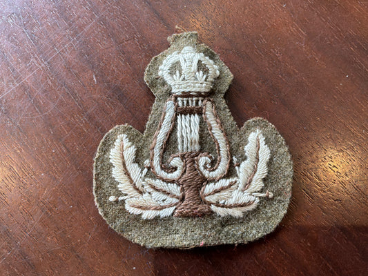 WW2 British Army Bandsman/Musician’s sleeve trade badge.