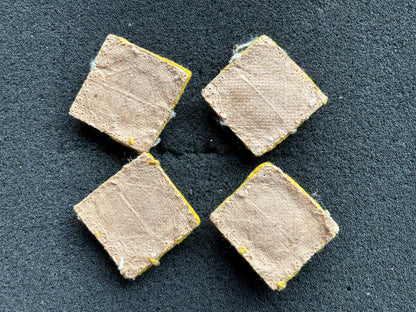 WW2 British Cavalry officers cloth full size pips removed from uniform.
