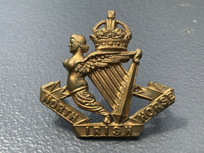 North Irish Horse (Yeomanry) WW1 OR's cap badge
