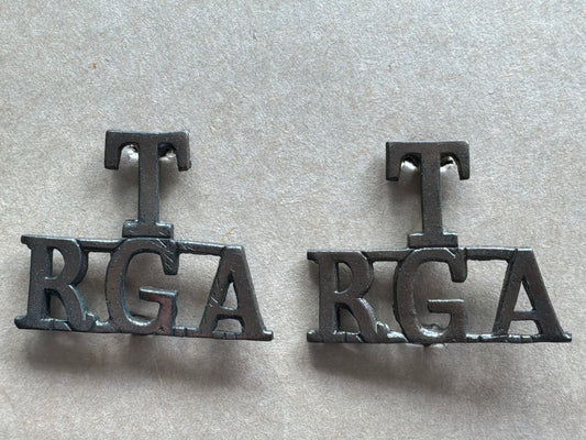 T/RGA (Territorial Royal Garrison Artillery) O.S.D collars.