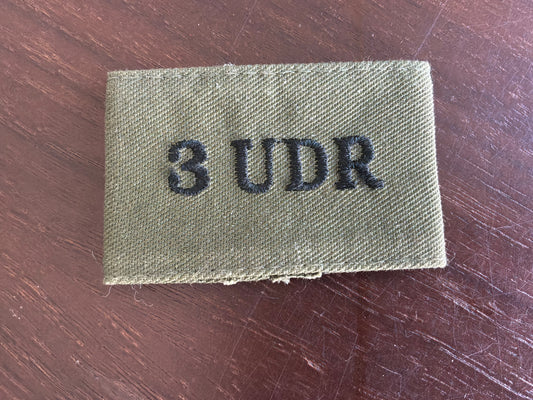 3UDR shoulder slide.(3rd (County Down) Battalion HQ Ballykinlar)