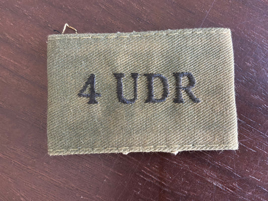 4 UDR shoulder slide (4th (County Fermanagh) Battalion HQ Enniskillen)