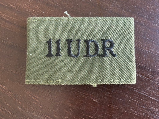 11 UDR cloth shoulder slide (11th Craigavon).