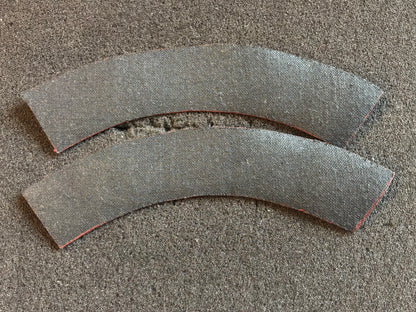 WW2 Printed DURHAM L.I shoulder titles, matching pair.