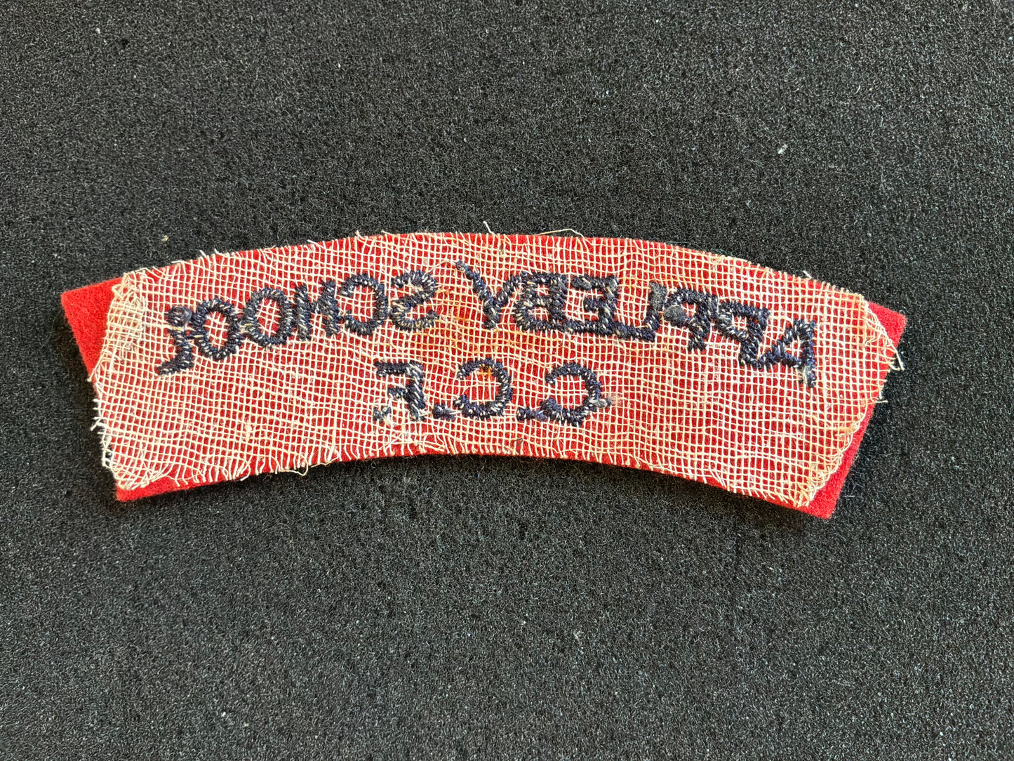 APPLEBY SCHOOL C.C.F cloth shoulder title.