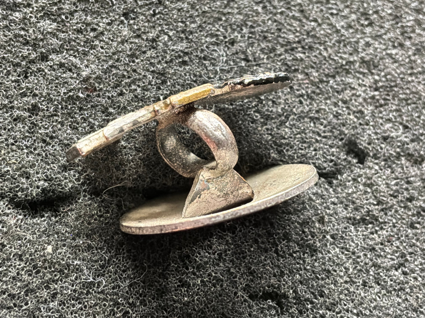 WW1 German miniature set of 3 medals with button hole fixing.
