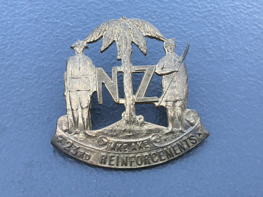 WWI New Zealand 23rd Reinforcements cap badge.