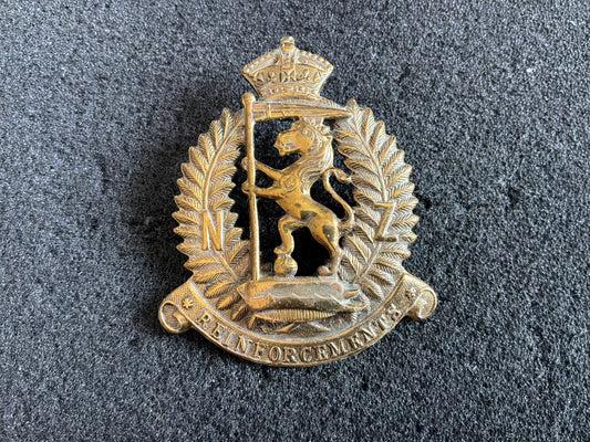 WW1 New Zealand Rifle Brigade Reinforcements cap badge.