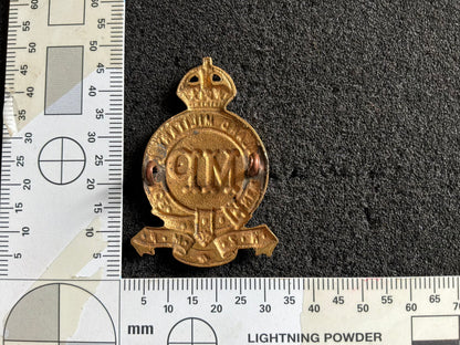 WW1/2 New Zealand Military Police ORs cap badge.