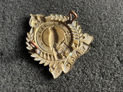 WW2 New Zealand Women's Auxiliary Army Corps (W.A.A.C) Cap Badge - Mayer & Kean