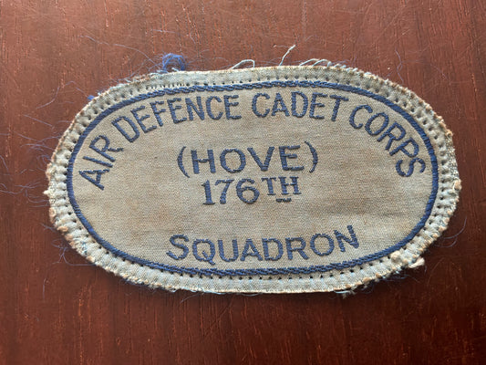 WW2 Air Defence Cadet Corps 176th Squadron (Hove) sleeve badge.