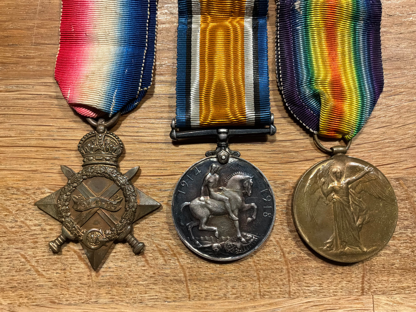 Trio to; G/1669 A/CPL Benjamin HOWE Duke of Cambridges Own (Middlesex Regt ) Football Battalion