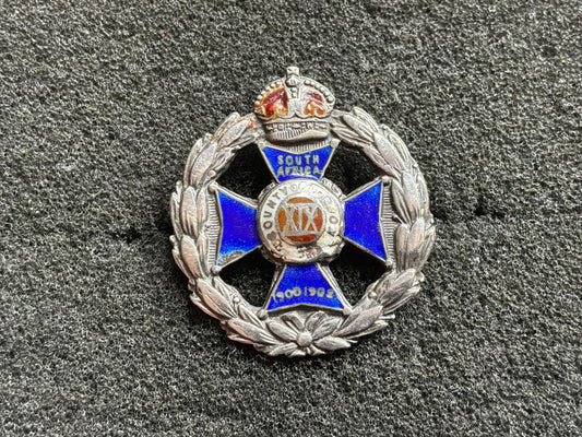 Silver & enamel 19th County of London (St Pancras Rifles).sweetheart.