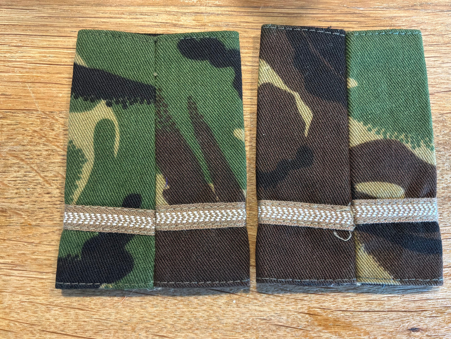 Royal Military Academy Sandhurst, Junior Under Officers, DPM Rank Slides