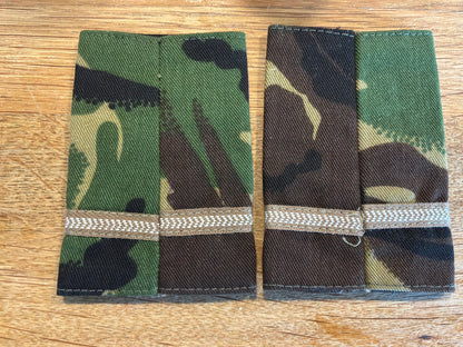 Royal Military Academy Sandhurst, Junior Under Officers, DPM Rank Slides