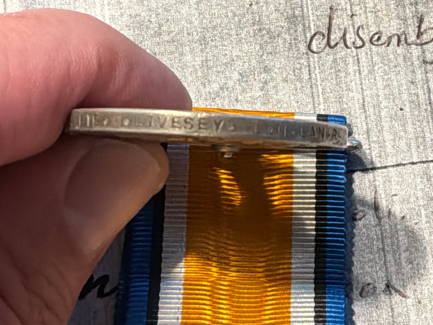 WW1 War Medal – 6th Battalion, Loyal North Lancashire Regiment (Gallipoli)
