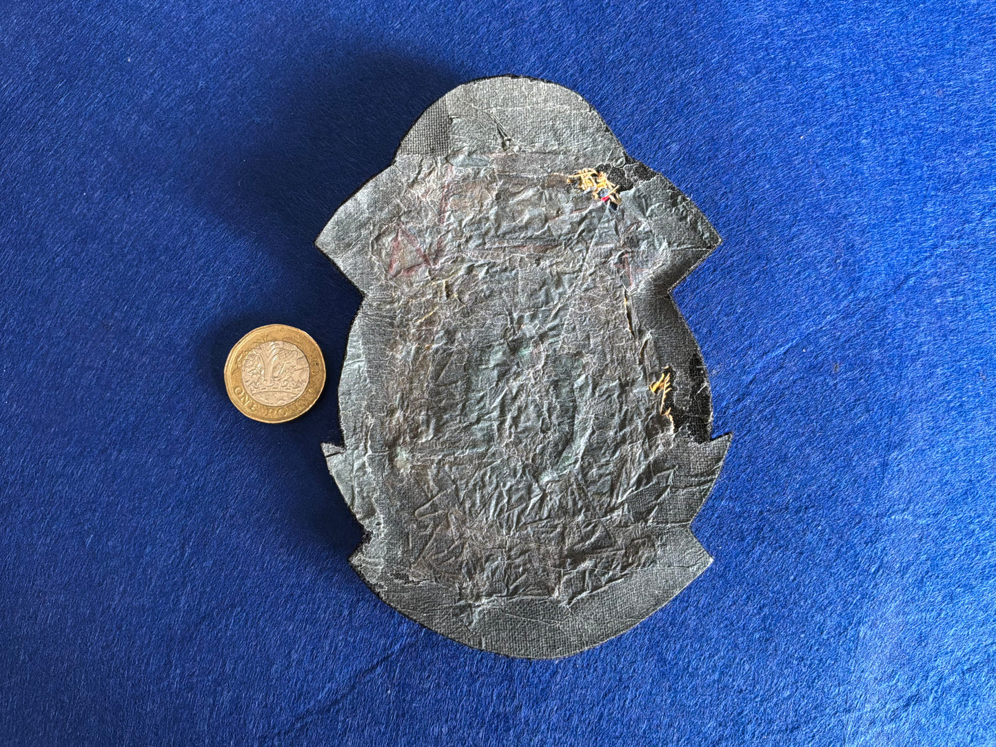 Royal Naval Engine Room Artificer (ERA) bullion blazer badge.