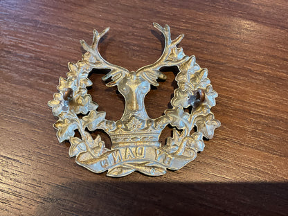 WW1/2 Gordon Highlanders Glengarry badge.
