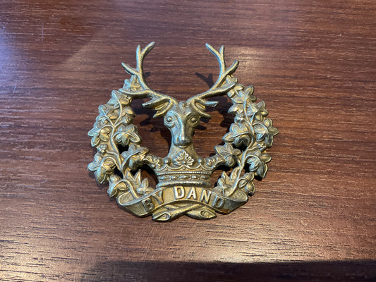 WW1/2 Gordon Highlanders Glengarry badge.