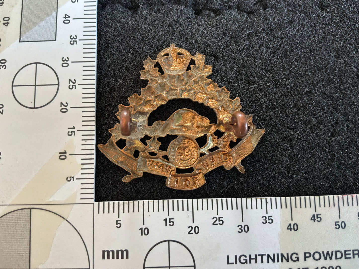 Canadian 92nd Dorchester Regt collar badge.