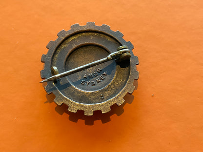 WW2 Australian Civil Construction Corps (CCC) lapel badge.