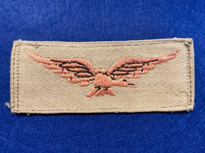 WW1 R.A.F Tropical issue shoulder eagle