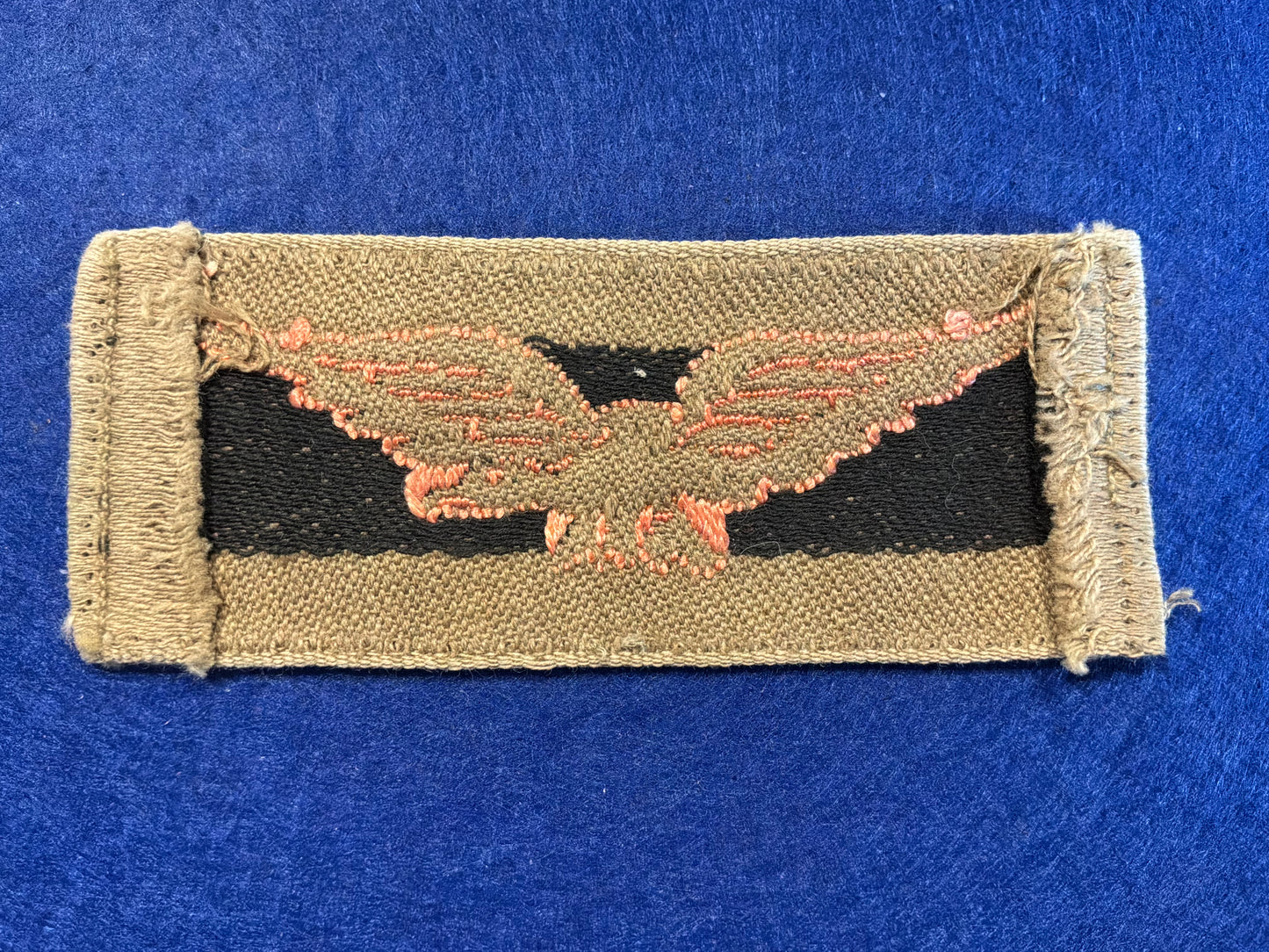 WW1 R.A.F Tropical issue shoulder eagle