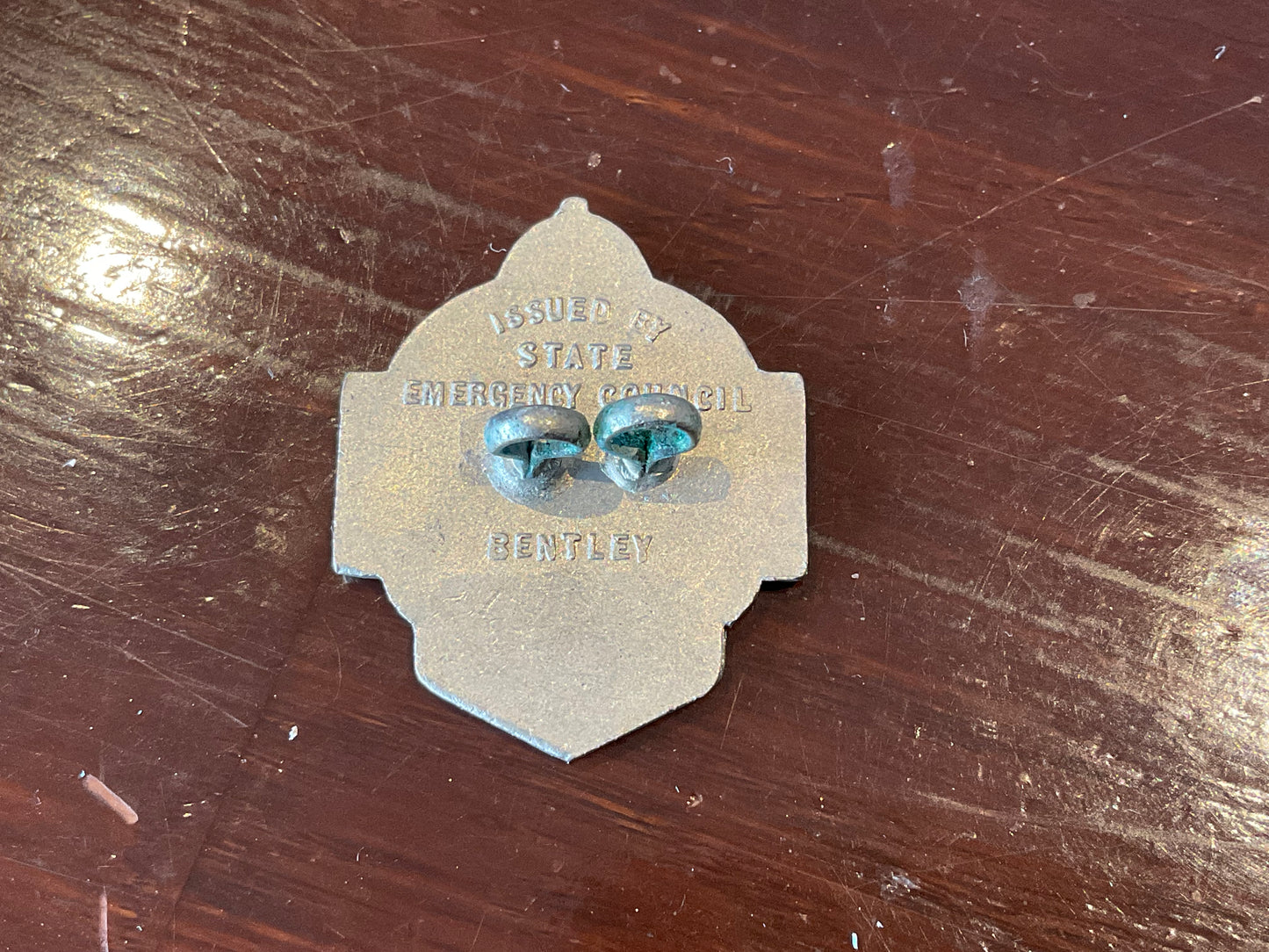 WW2 Australian A.R.P Wardens lapel badge for Victoria state.