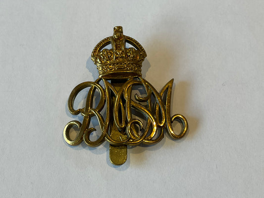 Post 1907 Royal Military School of Music cap badge