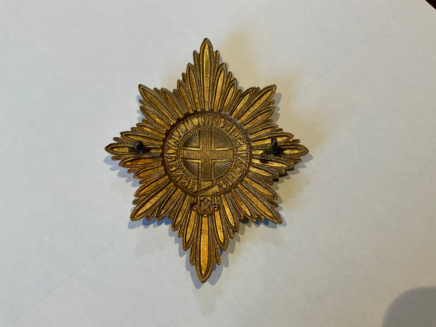 British Army Coldstream Guards ORs Puggaree badge.