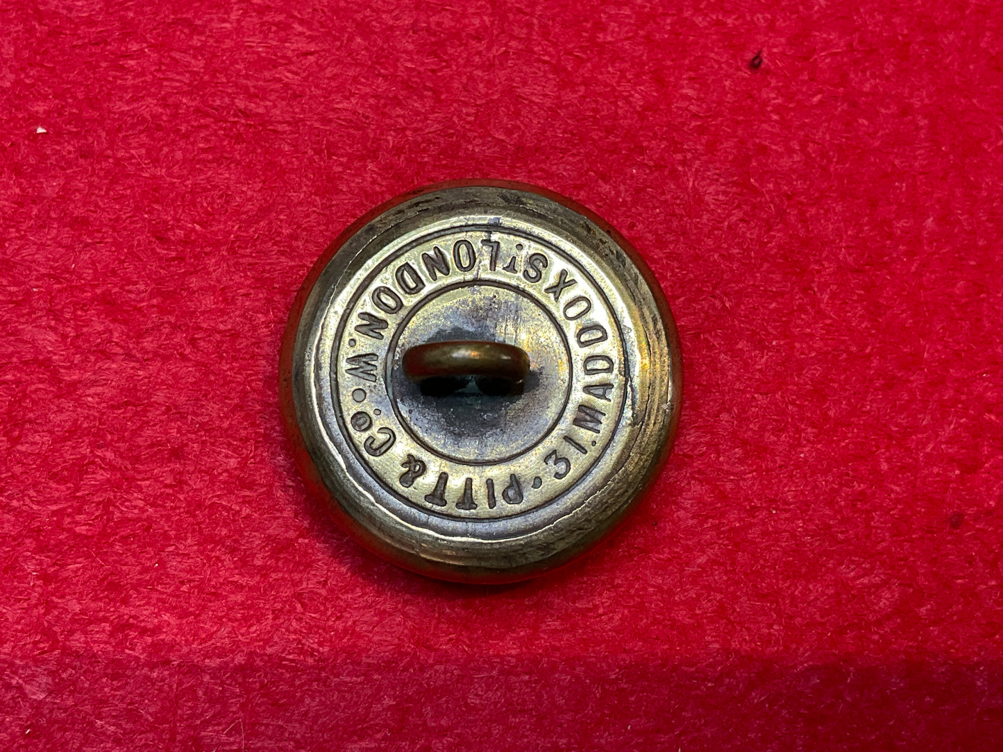 Edward VII Consular Service undress uniform button by PITT.