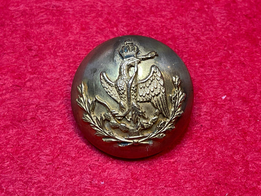 Second Mexican Empire Imperial Household Gilt Button – French Made, c.1864–1867.