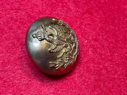 Second Mexican Empire Imperial Household Gilt Button – French Made, c.1864–1867.