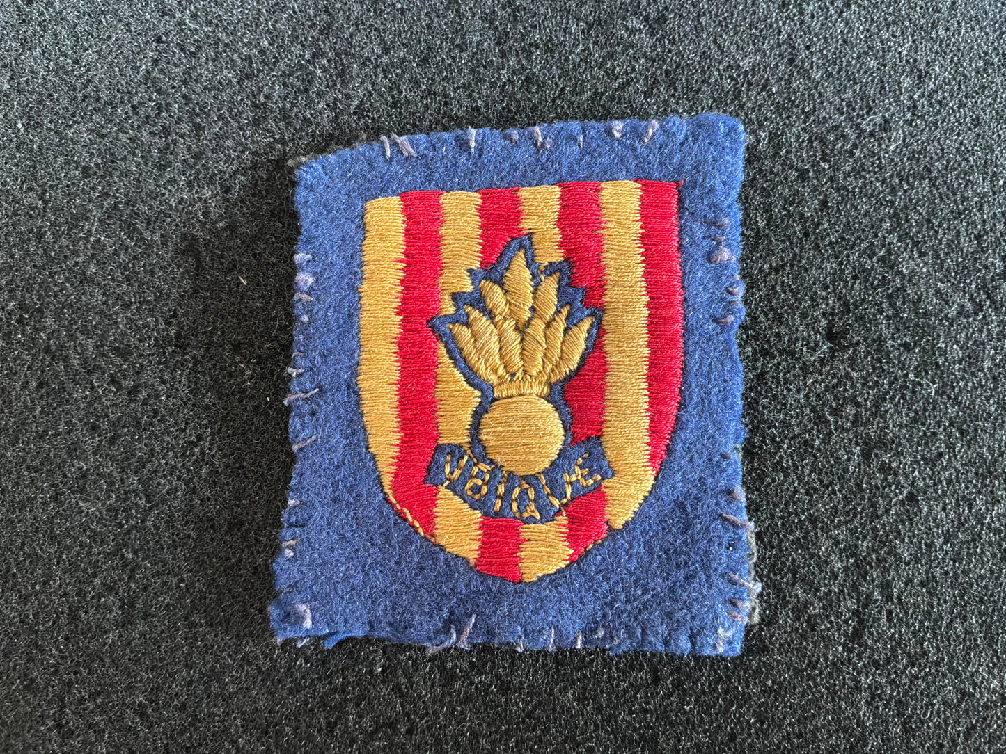 British 22 Engineer Group, cloth formation sign.