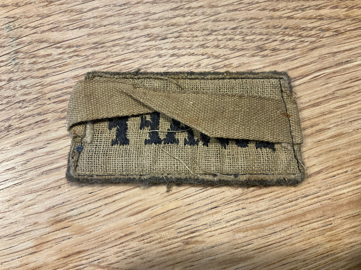 WW2 R.W.A.F.F cloth slip on shoulder title.
