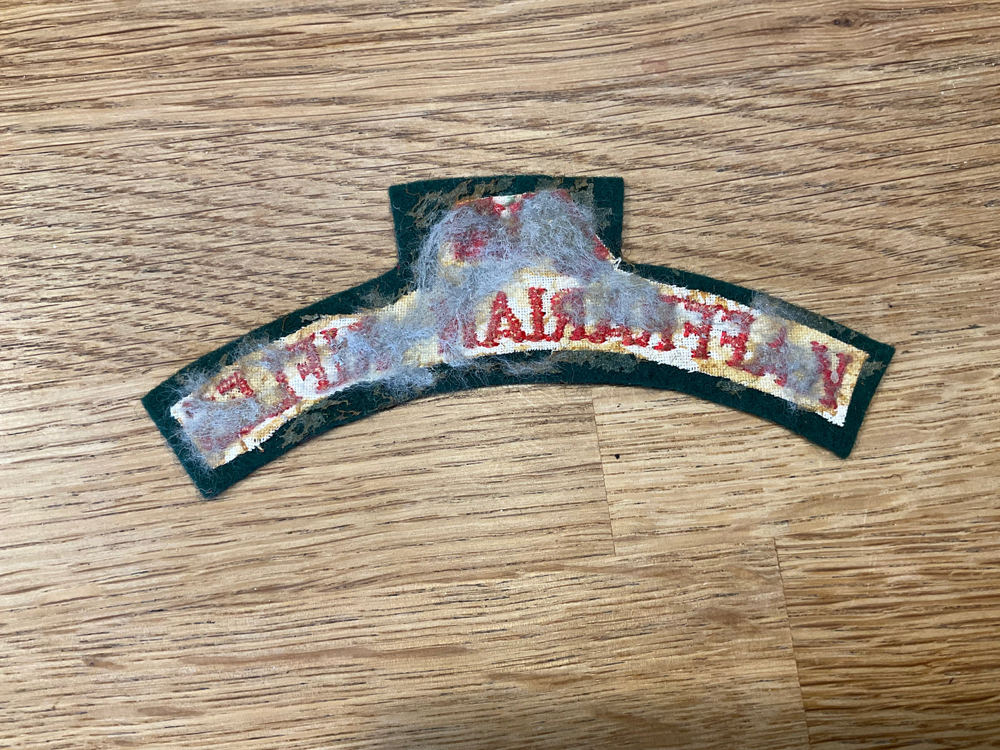 WW2 THE KAFFRARIAN RIFLES cloth shoulder titles.