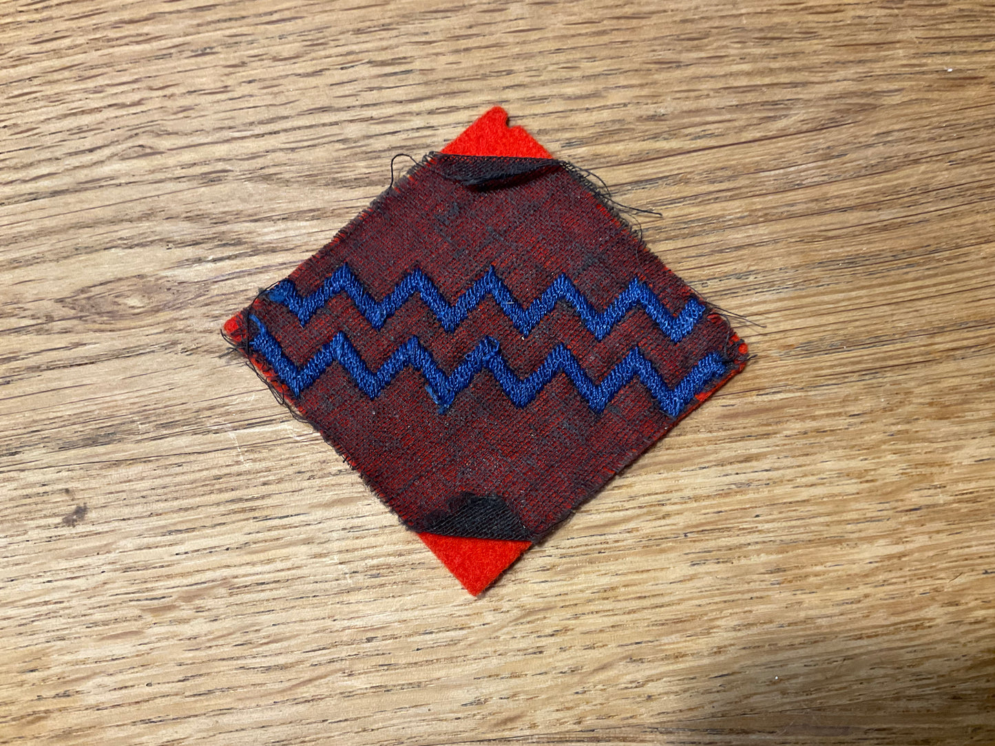 WW2 1st Canadian Corps R.C.A cloth formation sign.